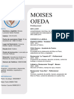 Moises Ojeda CV Actualizado