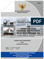 LHP LKPD Kota Palembang TA 2012