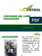 Funciones Lider de Evacuacion