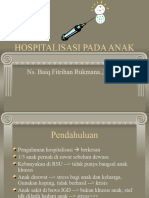 Hospitalisasi Pada Anak