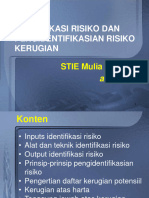 wk.4 Identifikasi Risiko Dan Pengidentifikasian Risiko Kerugian