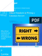 FINAL (PS) - PR1 11 - 12 - UNIT 4 - LESSON 5 - Ethical Standards in Writing Literature Review