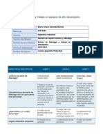 Estilos de Liderazgo y Trabajo en Equipos de Alto Desempeño