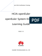 HCIA-openEuler V1.0 Learning Guide