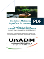 Modulo 23 Metodologias Especificas de Intervencion Derecho Ambiental