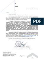 Invitación Profesores