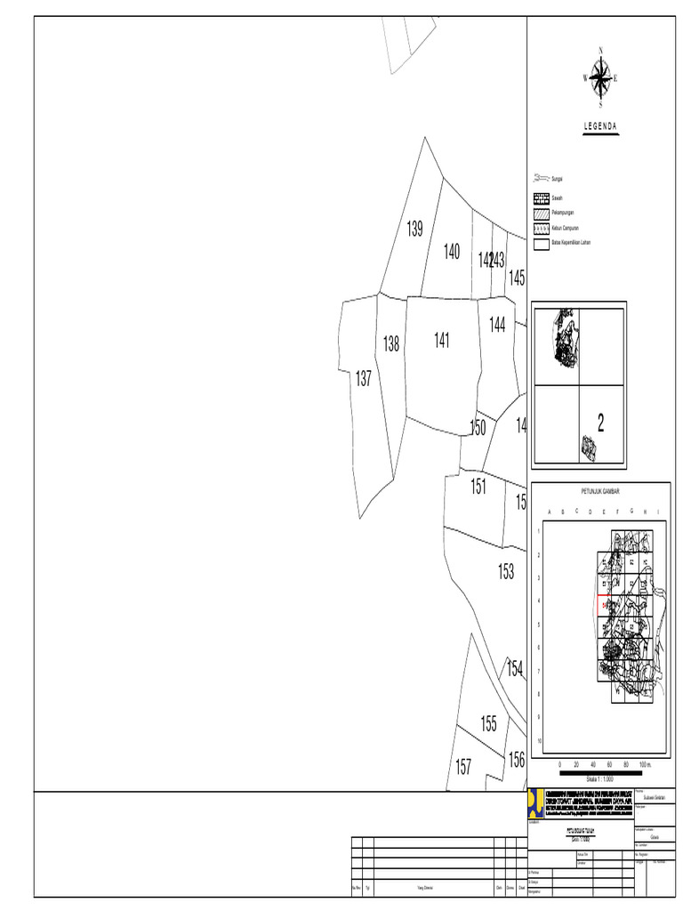 Peta Bidang Tanah Gowa, Sulawesi Selatan | PDF