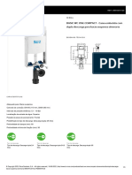 BASIC WC ONE COMPACT - Caixa Embutida Com Dupla Descarga para Bacia Suspensa Alvenaria