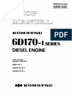 6D170 Komatsu Engine Shop Manual