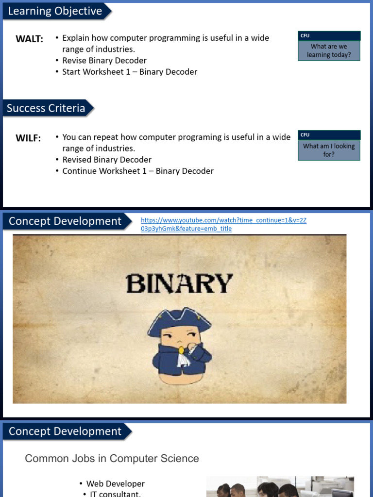 L1 Introduction To Computer Science | PDF | Computer Programming ...