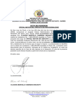 Acta de Posesion - Oficial Mayor - Claudia Marcela Cabrera