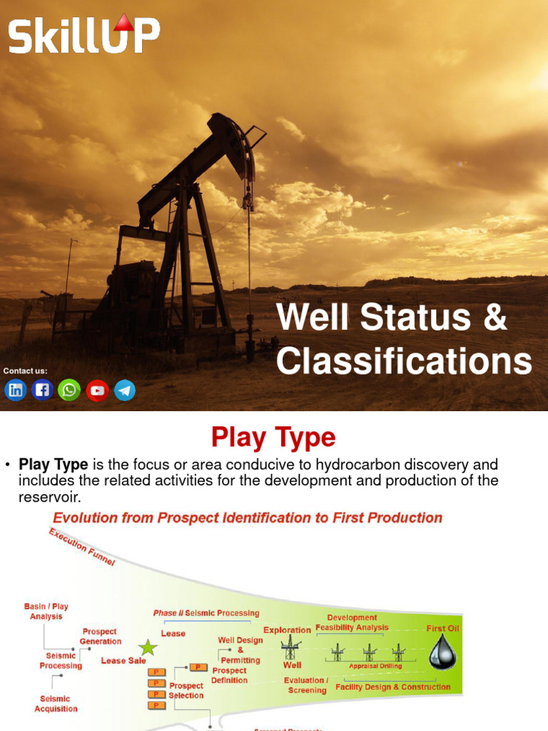 Well Status and Play Type Classifications | PDF | Petroleum | Petroleum ...