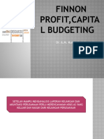 11 Finnon Profit, Capital Budgeting