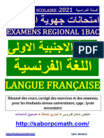 +2021 Examens Régionaux de Français - 1bac-Maroc-Fr-2021