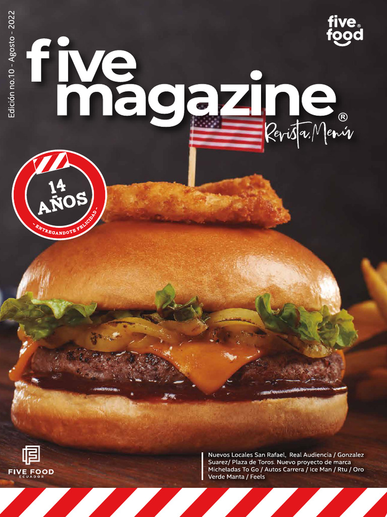 Menú Five Food Sept 22 | PDF
