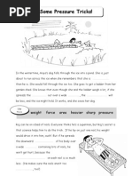 Solid Pressure Worksheet Weight Pressure