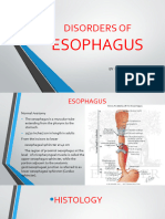 Disorders of Esophagus