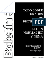 Boletin Técnico 36 Grados de Proteccion PARTE 1