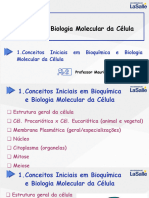 Bioquimica Biologia Molecular Da Célula AULA NARRADA U1