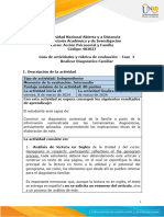Guia de actividades y Rúbrica de evaluación Unidad 2 - Fase 3 - Realizar diagnostico familiar (1)