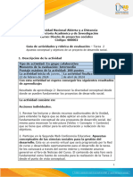 Guía de actividades y rúbrica de evaluación - Unidad 2 - Tarea 2 - Apuesta conceptual y objetivos de un proyecto de desarrollo social. (5)