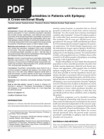 2017 - Ijaims - Psychiatric Comorbidities in Patients With Epilepsy