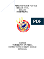 Proposal Kegiatan Sosial