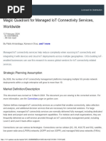 Magic Quadrant For Managed IoT Connectivity Services 2024