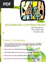 Telephonic Conversations