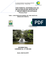 Ordenación Forestal Sostenible de Los Bosques Naturales Del Municipio de Anorí
