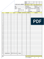13)Inspection jig data sheet