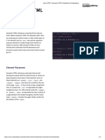 Learn HTML - Semantic HTML Cheatsheet - Codecademy