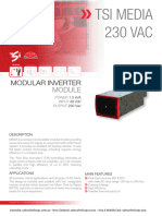 Modular Inverter Datasheet Media TSI 48Vdc - 230vac - 1.5kVA EN v1.3