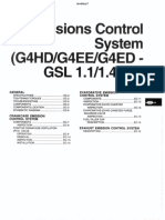 Emission Control System (G4HD-G4EE-G4ED - GSL 1.1-1.4-1.6)