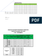 Analisis Kalender Pendidikan