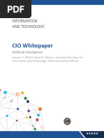 Cio White Paper Artificial Intelligence