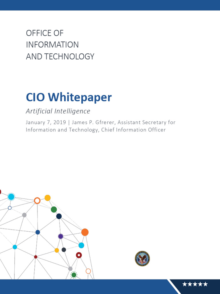 Cio White Paper Artificial Intelligence | PDF | Opioid Use Disorder ...
