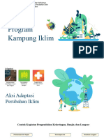 Contoh Aksi Proklim