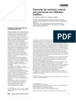 Revisión: Fórmulas de Nutrición Enteral para Personas Con Diabetes Mellitus