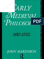 Marenbonearly Medieval Philosophy 480 1150 an Introduction