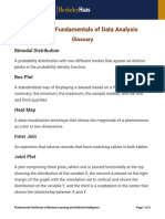 Glossary Module 4 Fundamentals of Data Analysis