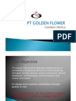 Company Profile PT. Golden Flower 2016