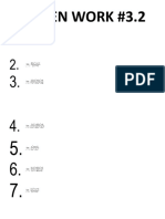 Written Work #3.2: Lim 8 X +6 X +4 x+2 3 +9 x+12 X +15 X