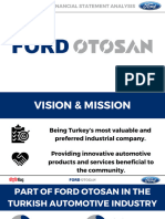 Fin Stat Analysis - FORD OTOSAN