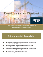 Distribusi Kuliah 8 (Keandalan Distribusi Tenaga Listrik)