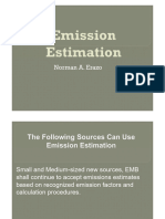 Emission Estimates Using EF