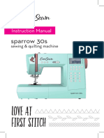 EverSewn Sparrow 30 Sewing Machine Instruction Manual