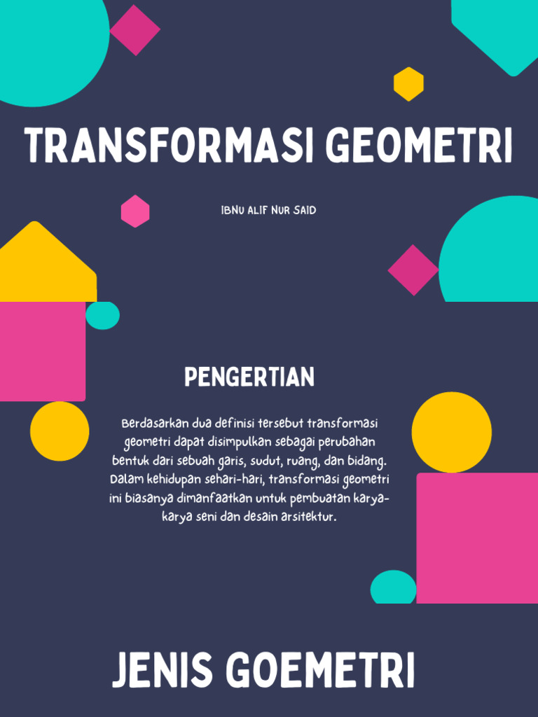 Geometry Group Project Educational Video in Flat Graphic Style | PDF