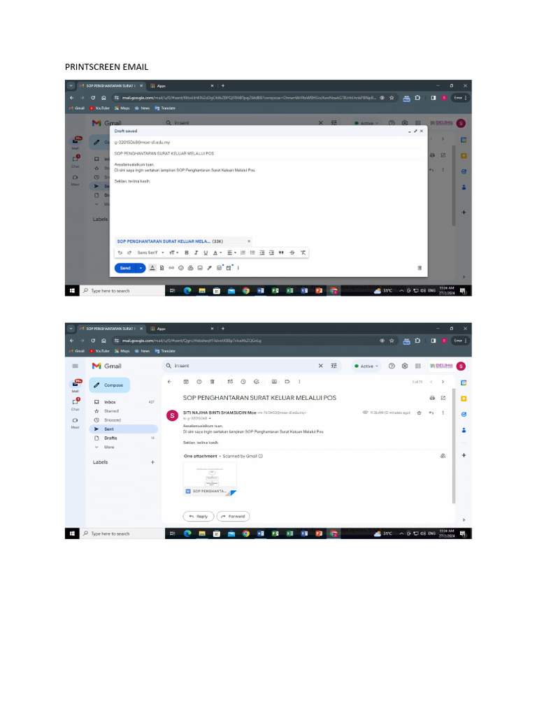 Printscreen Email PDF