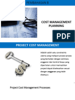 Pembahasan 8 Cost Management Plan